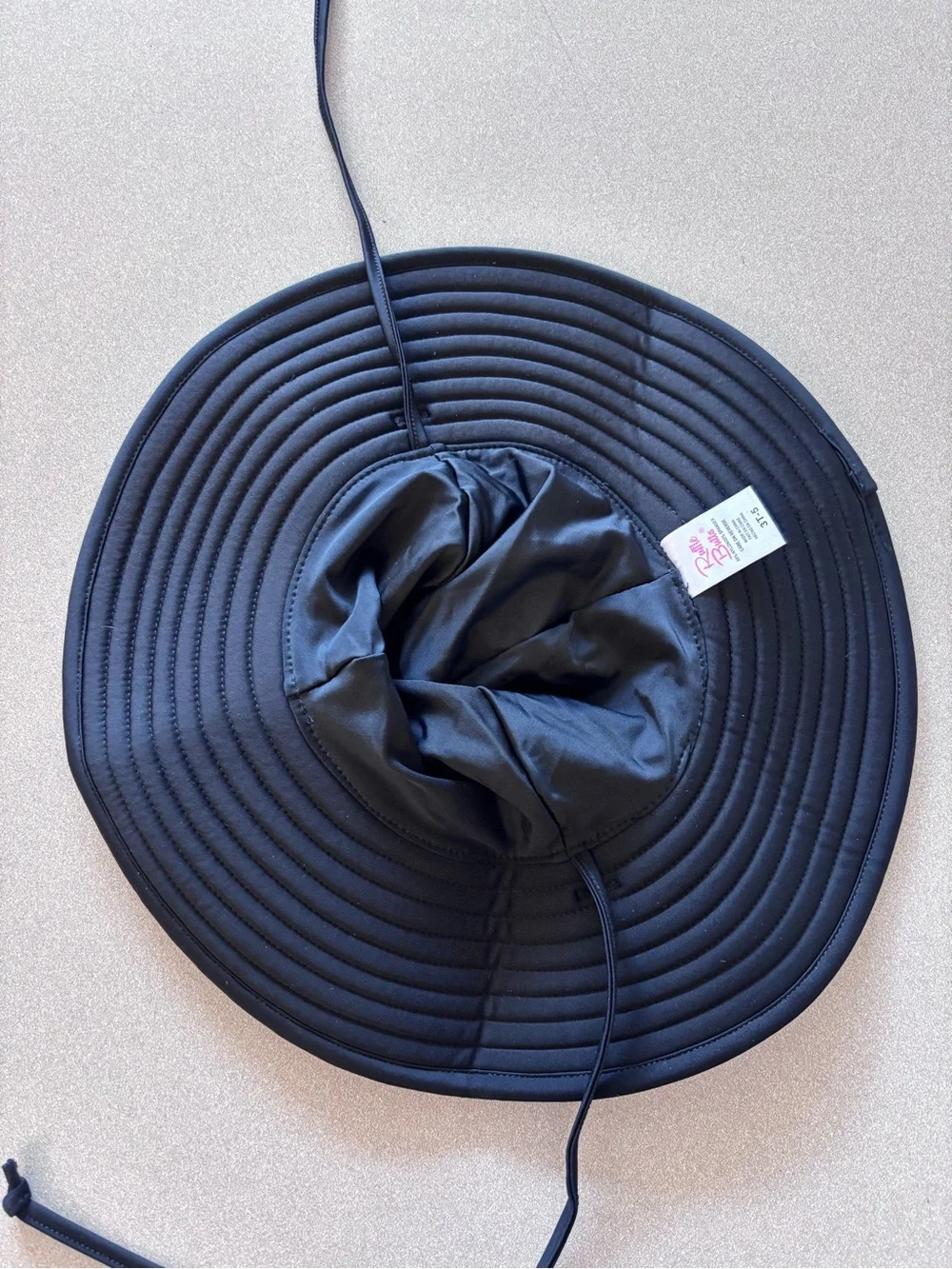 Ruffle Butts Black Swim Sun Hat Toddler